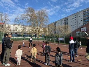 Une journée tennis et culture avec l’association Fête le mur à Bordeaux