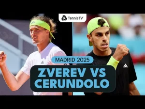 Alexander Zverev contre Francisco Cerundolo : les temps forts du match