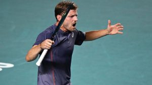 Deux heure et demie de lutte, 7 balles de match: David Goffin s&rsquo;en sort après un long combat au premier tour du tournoi de Munich