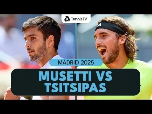 Lorenzo Musetti contre Stefanos Tsitsipas match captivant