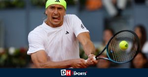 Masters 1000 de Madrid: le N.2 mondial Alexander Zverev éliminé dès les huitièmes