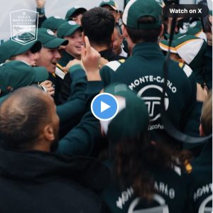 Vidéos, ATP – Monte Carlo > L&rsquo;extraordinaire danse des ramasseurs pour célébrer Mr Carlitos !