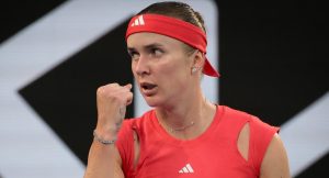 WTA – Rouen > Elina Svitolina-Monfils qualifiée pour la finale : «Gaël m&rsquo;a dit qu&rsquo;il allait venir si je parvenais à être en finale, inutile de vous dire que cela m&rsquo;a vraiment motivée»