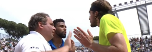 ATP – Rome > Grosse explication entre Fils et Tsitsipas au filet, l&rsquo;arbitre décide d&rsquo;intervenir