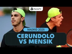 Francisco Cerundolo contre Jakub Mensik résumé