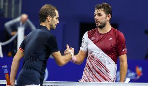 Gasquet et Wawrinka acclamés à l&rsquo;entraînement