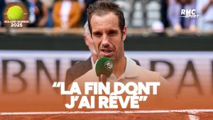 Gasquet ne « réalise pas totalement » mais se dit « heureux de finir à Roland Garros »