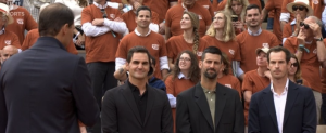 Roland Garros > Nadal, face à Federer, Djokovic et Murray : « Tu ne le sais pas encore, Novak. Andy, tu le sais probablement déjà. Roger et moi, nous en avons parlé plusieurs fois… »