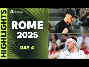 Vidéo: ATP Rome 2025 highlights – Jour 4