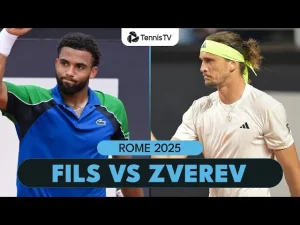 Vidéo: Arthur Fils contre Alexander Zverev | Résumé de Rome 2025