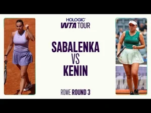 Vidéo: Aryna Sabalenka contre Sofia Kenin | Résumé Rome 2025