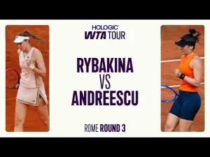 Vidéo: Elena Rybakina vs. Bianca Andreescu | Rome 2025 highlights