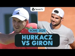 Vidéo: Hubert Hurkacz vs Marcos Giro | Résumé de Rome 2025