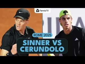 Vidéo: Jannik Sinner vs Francisco Cerundolo | Rome 2025 highlights
