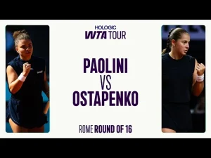 Vidéo: Jasmine Paolini contre Jelena Ostapenko | Résumé de Rome 2025