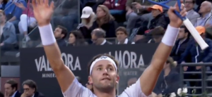 Vidéos, ATP – Rome > Maltraité par Sinner, Ruud s&rsquo;offre une célébration après son premier jeu inscrit du match