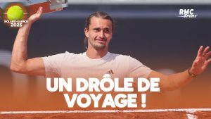 foudre, atterrissage en urgence… Zverev raconte son voyage « amusant » pour rallier Paris