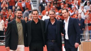 les images de l&rsquo;hommage rendu à Rafael Nadal par Roland-Garros