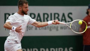on tient sans doute le point du tournoi, et il est signé Corentin Moutet