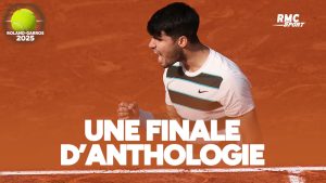 Alcaraz domine Sinner au terme d&rsquo;une finale d&rsquo;anthologie… les comms RMC