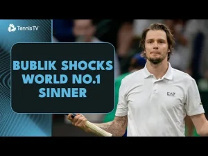 Alexander Bublik contre Jannik Sinner ! ????