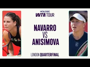 Emma Navarro contre Amanda Anisimova | Quart de finale 2025 à Londres