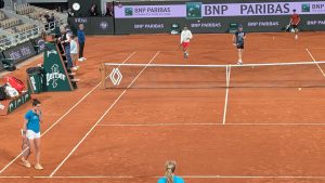 « J&rsquo;étais dans un stress », Loïs Boisson a joué la sparring partner pour Jannik Sinner