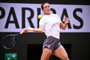 Loïs Boisson s&rsquo;est entraînée sur le Philippe-Chatrier avant sa demi-finale de Roland-Garros face à Coco Gauff