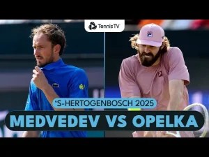 Reilly Opelka contre Medvedev | &lsquo;s-Hertogenbosch 2025 Résumé