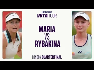 Tatjana Maria contre Elena Rybakina | Quart de finale 2025 à Londres