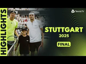 Vidéo: Alexander Zverev contre Taylor Fritz pour le titre ???? | Finale Stuttgart 2025 Résumé