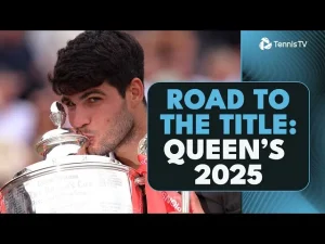 Vidéo: Carlos Alcaraz : Meilleurs coups en route vers le titre à Queen&rsquo;s 2025 ????