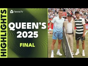 Vidéo: Carlos Alcaraz contre Jiri Lehecka pour le titre à Queen&rsquo;s ! ???? | Finale Queen&rsquo;s 2025 Résumé