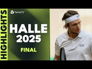 Vidéo: Daniil Medvedev contre Alexander Bublik pour le titre | Finale de Halle 2025 – Résumé