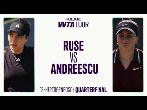 Vidéo: Elena-Gabriela Ruse contre Bianca Andreescu | Quart de finale de &lsquo;s-Hertogenbosch 2025 | Résumé du match WTA