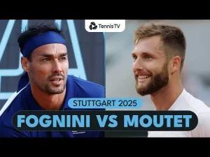 Vidéo: Fabio Fognini vs Corentin Moutet résumé | Stuttgart 2025