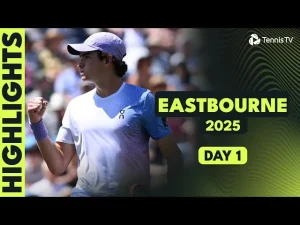 Vidéo: Fonseca affronte Bergs ; Evans, Sonego et d&rsquo;autres en vedette | Résumé du jour 1 à Eastbourne 2025