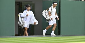 Wimbledon > La grande classe de Carlos Alcaraz après sa victoire en cinq sets contre Fabio Fognini : « Je ne sais pas pourquoi c&rsquo;est son dernier Wimbledon. Vu le niveau qu&rsquo;il a montré, il peut encore jouer trois ou quatre ans. C&rsquo;est incroyable »