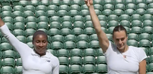 Wimbledon, Vidéos > Entre Sabalenka et Gauff, la hache de guerre est bien enterrée
