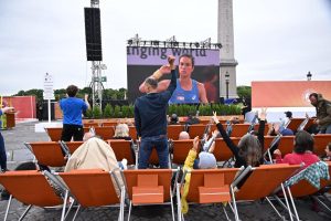la performance de Loïs Boisson à Roland-Garros a sublimé le lancement de la fan zone « Tribune Concorde »