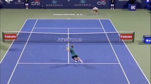 ATP – Washington > La balle de match de dingue sauvée par Alex de Minaur