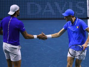 Forfait jusqu’à l’US Open, Berrettini réapparaît à l’entraînement aux côtés de Sinner