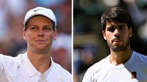 Nouveau duel au sommet : Sinner retrouve Alcaraz en finale de Wimbledon, un mois après leur match d’anthologie