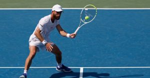 Tennis – ATP – Washington : Moutet interrompu à un jeu de la victoire contre Medvedev