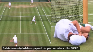 Tennis : victime d’une balle dans la nuque de la part de son coéquipier, un joueur contraint d’abandonner à Wimbledon
