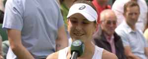 Wimbledon > Belinda Bencic, qualifiée en quarts de finale : « Je gère comme toutes les mamans. C&rsquo;est encore assez facile de voyager avec ma fille mais je pense que ça va devenir plus difficile »