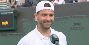 Wimbledon > Grigor Dimitrov, vainqueur de Corentin Moutet : « Je n&rsquo;ai pas vu beaucoup de services à la cuillère, ce qui ne lui ressemble pas du tout. Je le remercierai plus tard »