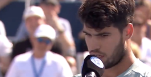 ATP – Cincinnati > Alcaraz à Sinner après son abandon en finale : « Je dois juste te dire que je suis désolé. Je sais et je comprends ce que tu peux ressentir en ce moment »