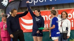 Bram. Marine Conquet, championne de France de tennis adapté