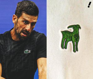 Lacoste célèbre Novak Djokovic et troque son crocodile pour une chèvre